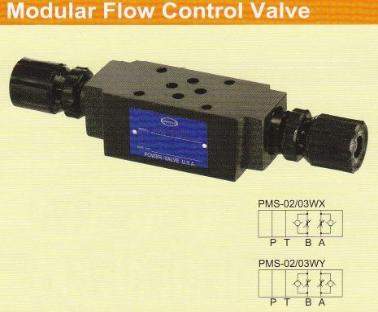 D03 modular hydraulic flow control valve 